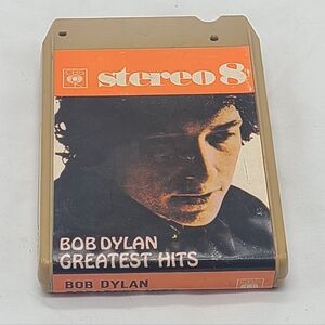 Vintage Bob Dylan Greatest Hits 8 Track Tape